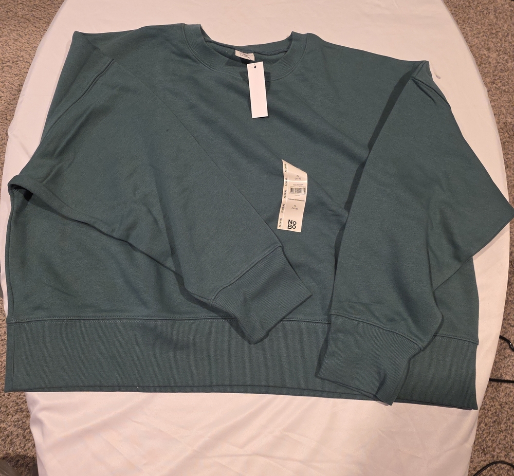 NOBO Men's Crewneck Sweater in Teal